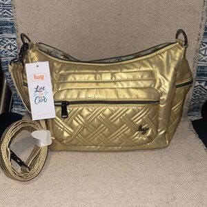 Lug Cha Cha Crossbody - Metallic Gold - NWT